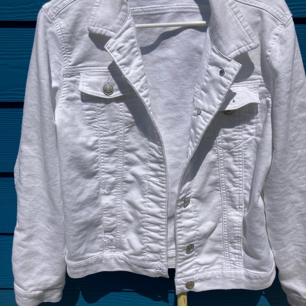 White Jean Jacket